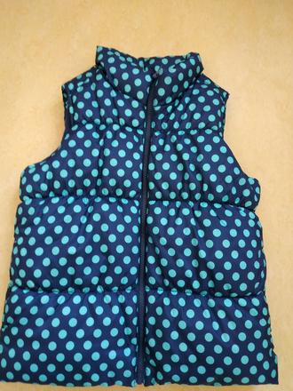 Zimní vesta vel.128-134 zn.old navy, old navy,128
