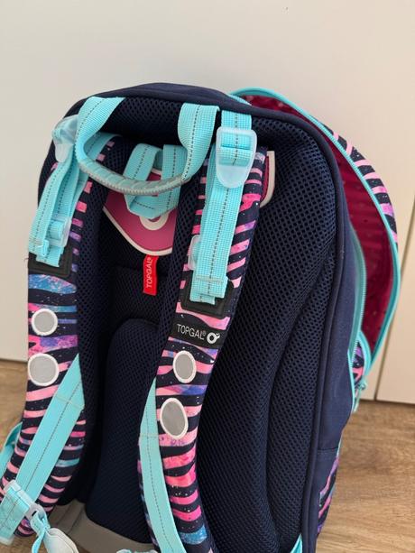 Dívčí školní batoh, aktovka topgal, zebra kimi,