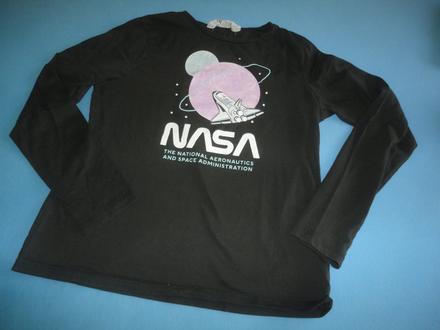 Jako nové triko hm, vel. 146/152 nasa, h&m,146