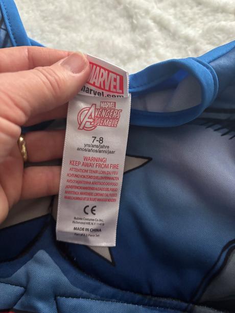 An15/ kostým capitán amerika - v.7/8 let, 