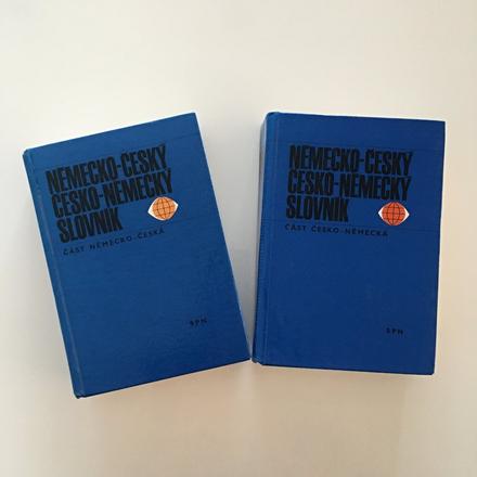 Česko - německý a německo - český slovník,