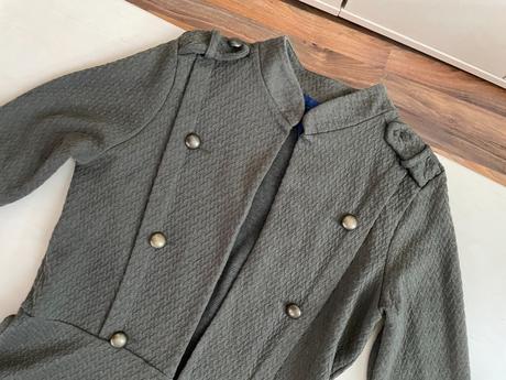 Khaki sako / chybí knoflí, vel není cca m, next, next,m