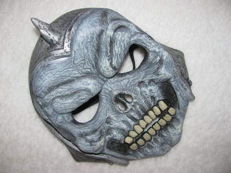 Karneval-latexová maska- lebka zubatá/halloween, 