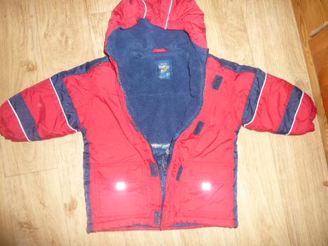 Značková zimní bunda s kalhoty, 92
