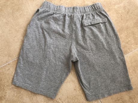 Šedé bavlněné kraťasy nike s, nike,s
