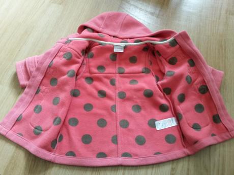 Kabátek růžový, next,86
