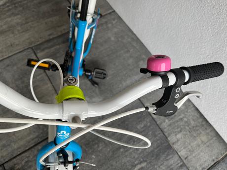 Dětské kolo maggie 2.0 light blue pink 11 a zvonek, 12