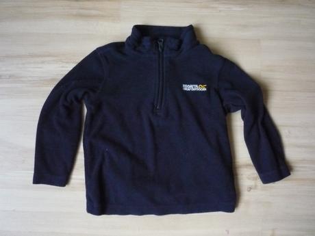 Lehká flísová mikina na zip, regatta,104