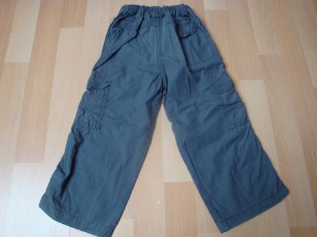 Kalhoty pro holky, plátěné - šedé, vel. 98, cherokee,98