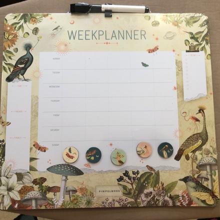 Magnetycka tabule plánovací přehled na týden,