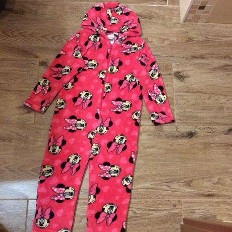 Teplý fleece overal s myškou minnie, disney,122
