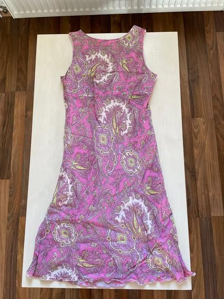 Růžové letní šaty se vzorkem, vel m, only, only,s