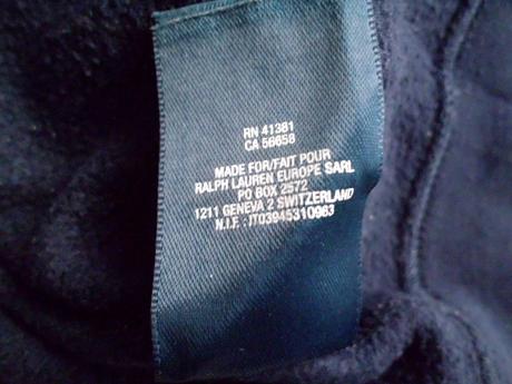 Rl uni, ralph lauren,m