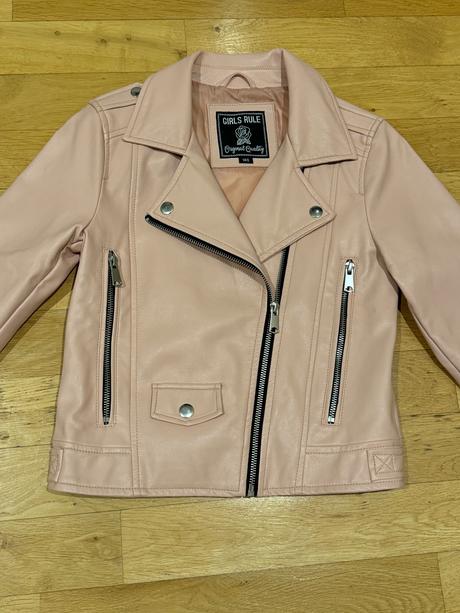 Dětská koženková bunda (křivák), c&a,140