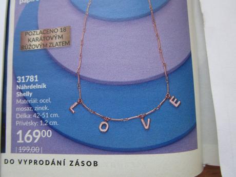 Nový, v orig. balení, krásný náhrdelník, pozlacený, avon