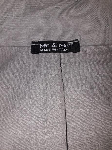 Béžové mikinové sako me&me, s