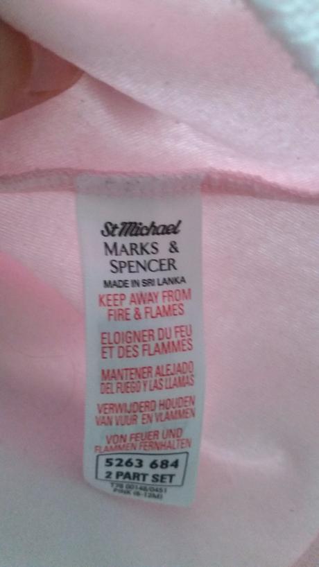 Dětské teplejší šaty, marks & spencer,74