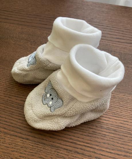 Kojenecké ponožky - bačkorky se slonem, 17