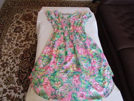 Zajímavé lehoučké letní šaty, jako nové, kik,134