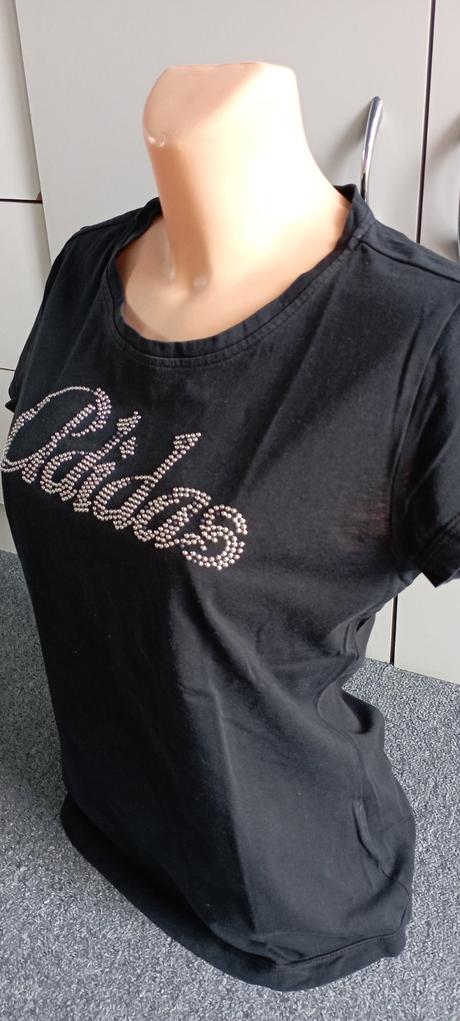 Tričko s dvoubarevnými kamínky zn."adidas" vel."m", adidas,m