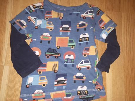 Modré tričko s auty 86 next, next,86