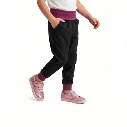 Dívčí softshellové kalhoty s fleecem, 80 - 152