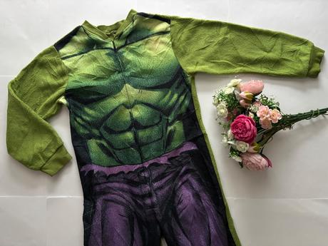 Ob/ overal flecový hulk - v.7/8 let, 128