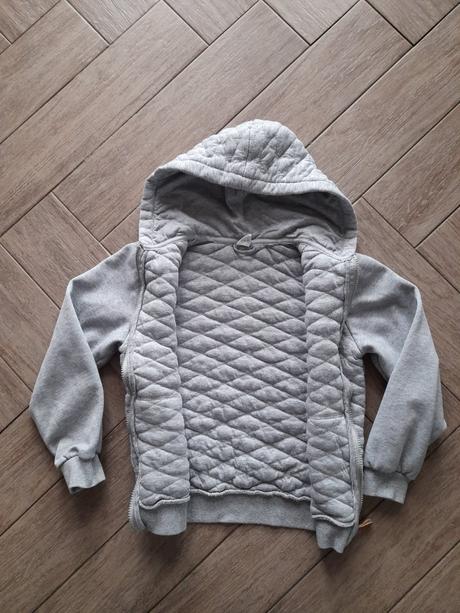 Šedá teplejší mikina zn. cool club, vel. 140, coolclub,140