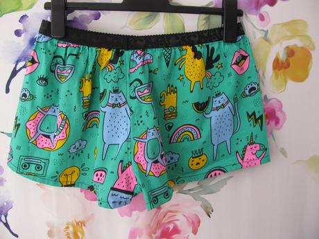 Dámské pyžamové trenýrky na spaní, l