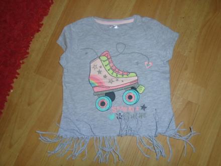 Tričko vel 110 bota brusle třásně, 110