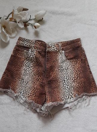 Tezenis džínové leopardí šortky, tezenis,l