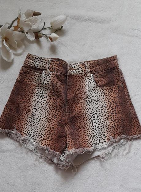 Tezenis džínové leopardí šortky, tezenis,l