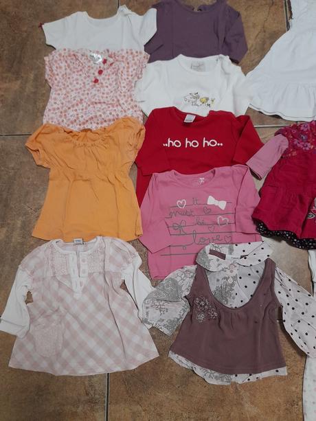 Dívčí set/balík , vel. 62/68, 68–80