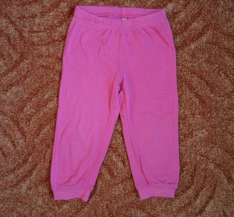 Růžové tepláky tepláčky kalhoty legíny, 86