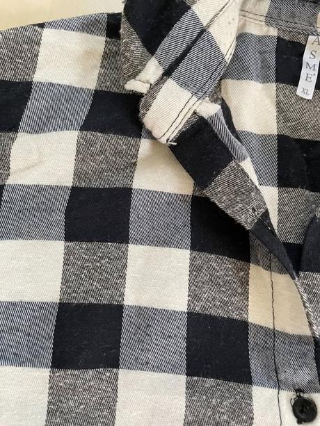 Dlouhá káro košile, vel xl ale spíše l a volně i m, xl
