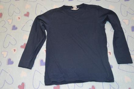 110 116 bavlněné triko dlouhý rukáv, nátělník, h&m,116