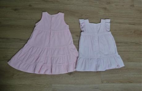 Dívčí manšestrové šaty h&m a cherokee 86 a 92, cherokee,86