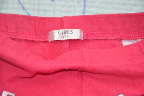 Růžové legíny legínky girls, 116