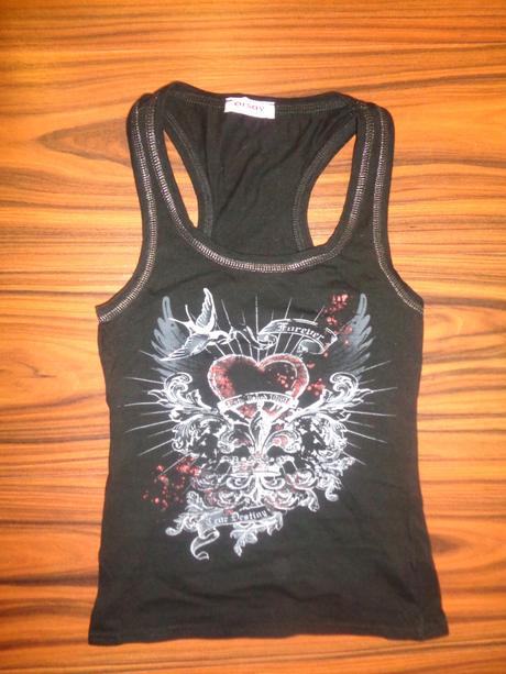 Luxusní černé letní tílko 158/164, orsay,158 / 164