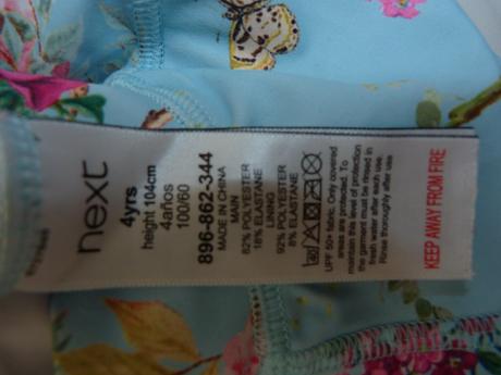 Next plavky upf50+ vel. 104, next,104