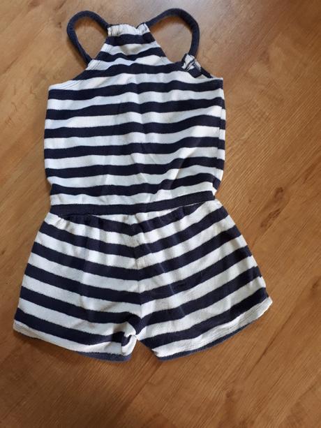 Peckovní froté kraťáskový namořnický overal, gap,104