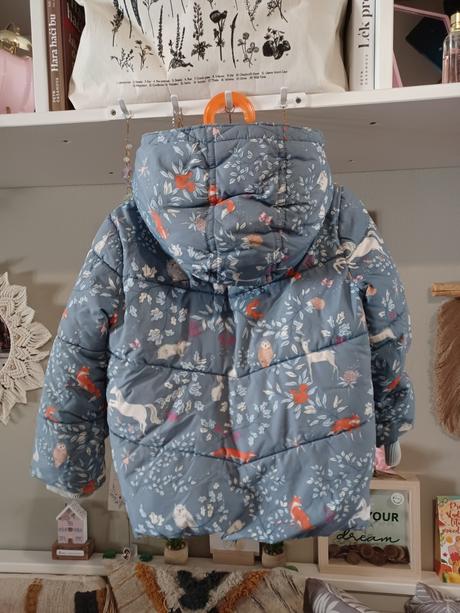 Zvířátková zimní bunda s jednorožcem liškou, mini boden,110