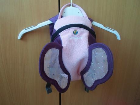 Littlelife růžový fialový dětský vodící batoh batů,