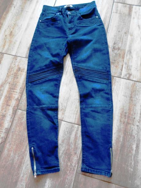 Dámské-dívčí elastické džíny-skinny, h&m,34