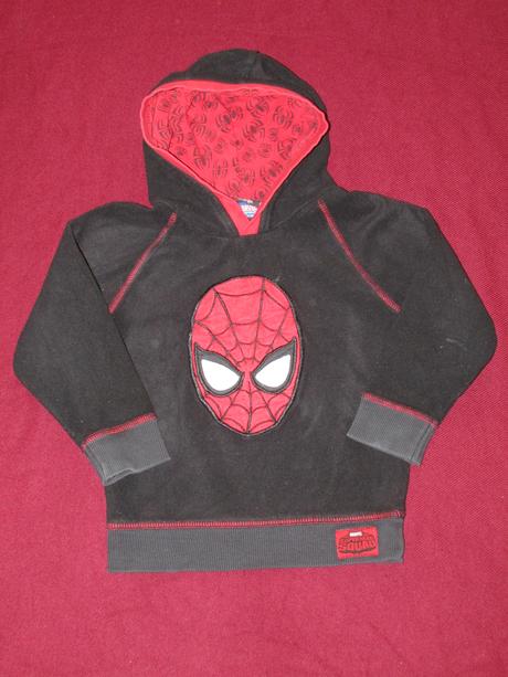 Černá mikina spiderman, george,92