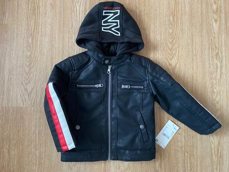 Chlapecká kožená bunda - c&a, vel. 104, c&a,104