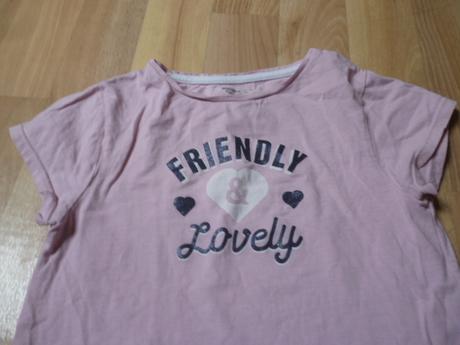 Triko nápis 6-8, vertbaudet,116