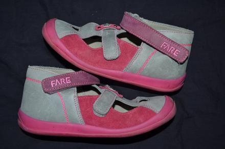 Dívčí boty jarní/letní fare,kožené,v.29, fare,29