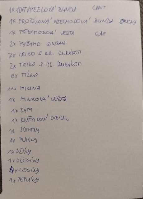 Balík oblečení holka 40ks,vel.122/128, 122–134