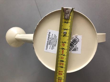 Fikkerts set 2ks plechová konvička 1 litr béžová, 